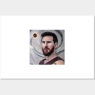 Brown  Messi Posters and Art